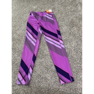 C9 Champion Girls' Striped‎ Athletic Leggings, Size L (10-12) (A 698)